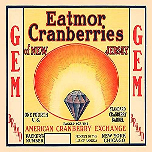 Buyenlarge 0-587-33524-6-G1827 'Eatmor Cranberries of New Jersey' Giclee Fine Art Print, 18" x 27" Buyenlarge 0-587-33524-6-G1827 'Eatmor Cranberries of New Jersey' Giclee Fine Art Print, 18" x 27"