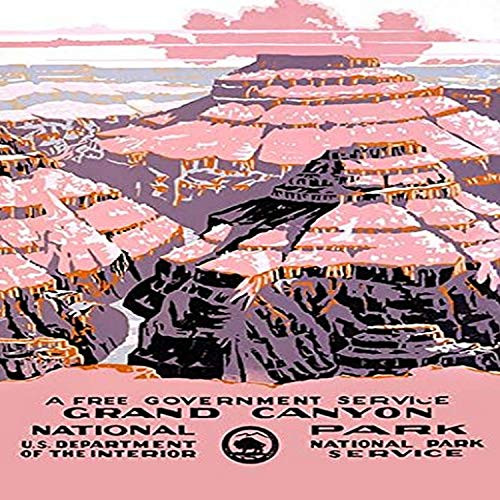 Buyenlarge 0-587-33643-9-G1827 'Grand Canyon National Park, A Free Government Service' Giclee Fine Art Print, 18" x 27"