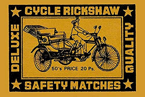 Buyenlarge 0-587-33688-9-G1827 'Cycle Rickshaw' Giclee Fine Art Print, 18" x 27" Buyenlarge 0-587-33688-9-G1827 'Cycle Rickshaw' Giclee Fine Art Print, 18" x 27"