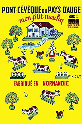 Buyenlarge 0-587-34128-9-G1624 Pont Leveque Cheese Fine Art Giclee Print, 16" x 24"