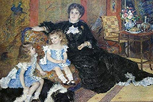 Buyenlarge 0-587-60906-L-G1624 Madame Georges Charpentier & Her Children, Georgette-Berthe and Paul-Emile-Charles Fine Art Giclee Print, 16" x 24" Buyenlarge 0-587-60906-L-G1624 Madame Georges Charpentier & Her Children, Georgette-Berthe and Paul-Emile-Charles Fine Art Giclee Print, 16" x 24"