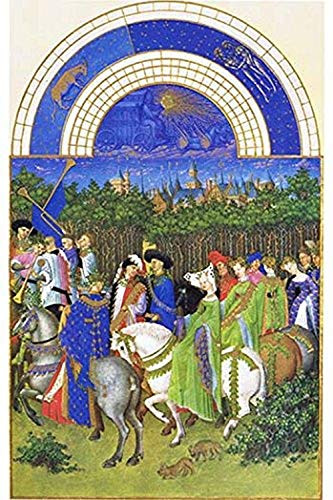 Buyenlarge "Le Tres Riches Heures du Duc de Berry - May Paper Poster, 12" x 18"