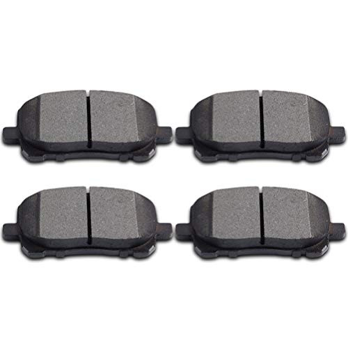Ceramic Discs Brake Pads,SCITOO 4pcs Front Brake Pads fit for 2003 04 05 06 07 2008 Pontiac Vibe,2003 04 05 06 07 2008 Toyota Corolla,2003 04 05 06 07