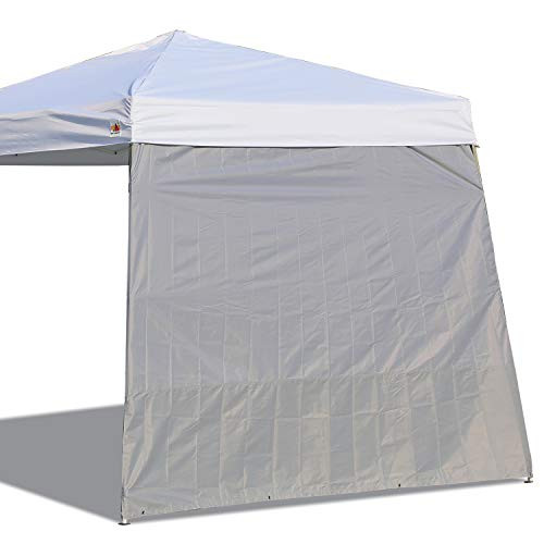 ABCCANOPY Canopy Side Wall for 10'x 10' Slant Leg Canopy Tent, 1 Pack Sidewall Only, Gray