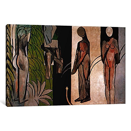 iCanvasART 1 Piece Bathers by a River Canvas Print by Henri Matisse, 12" x 8"/0.75" Depth