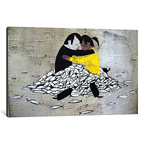 iCanvasART 1 Piece Embrace Valencia Canvas Print by Unknown Artist, 18" x 12"/0.75" Depth