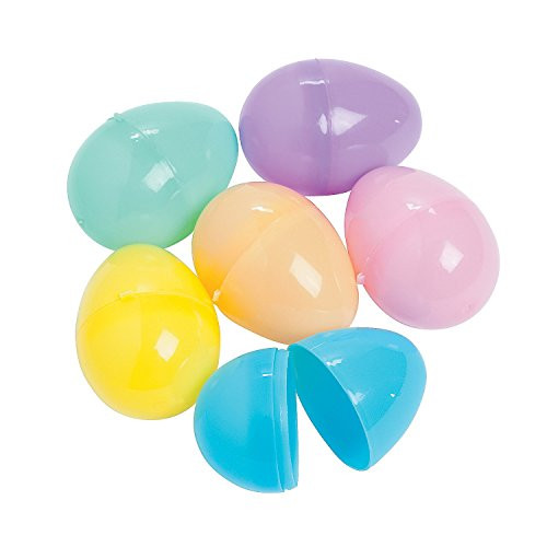 Fun Express Plastic Mini Pastel Easter 144 Eggs Novelty
