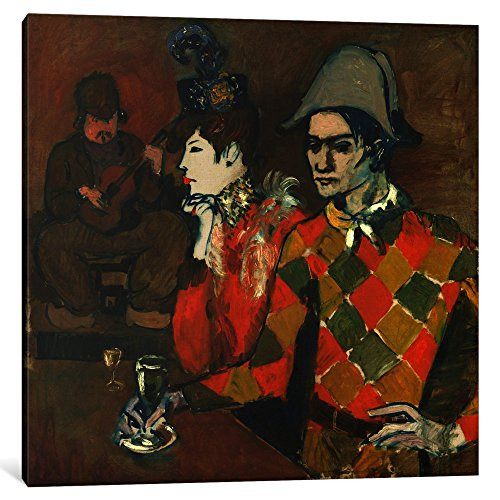 iCanvasART 1 Piece Au Lapin Agile Canvas Print by Pablo Picasso, 12" x 12"/0.75" Depth