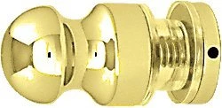 C.R. LAURENCE 19MKBR CRL Brass Mini Bulb Style Single-Sided Door Knob