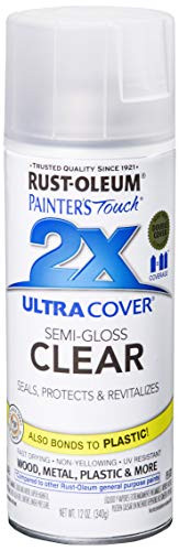 Rust-Oleum 249859-6 PK Painter's Touch Multi Purpose Spray Paint (6 Pack), 12 oz, Clear