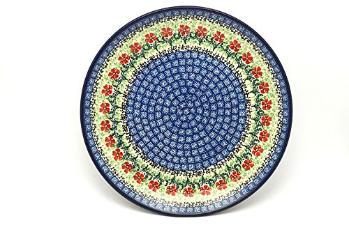 Polish Pottery Plate - 10" Dinner - Maraschino