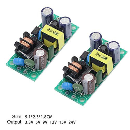 HiLetgo 2pcs AC-DC 220V to 9V Isolated Switching Power Supply Power Supply Module Board