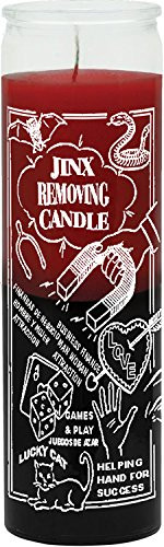 Indio 7 Day Candle 2 Color Jinx Removing - Red/Black