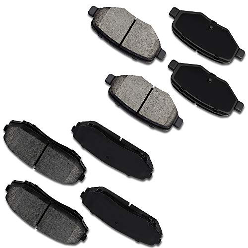 Ceramic brakes Pads,OCPTY Quick Stop Front Rear Brake Pad fit for 2007 2008 2009 2010 Ford Edge,2007-2010 Lincoln MKX,2007-2012 Mazda CX-7,2007-2014 M