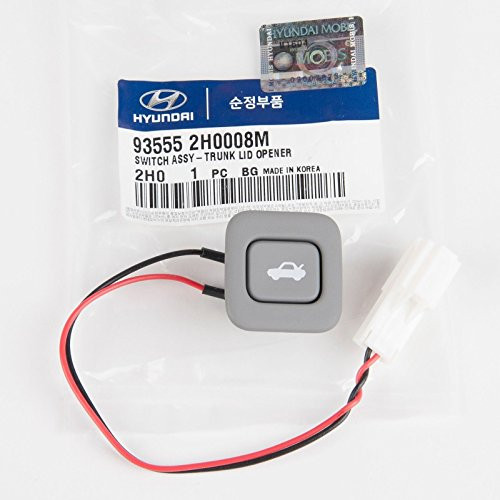 Genuine OEM Hyundai Switch Assy - Trunk Lid 07-10 Elantra 93555-2H0008M Gray