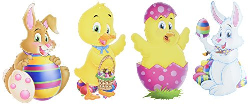 Pkgd Easter Cutouts   (4/Pkg)