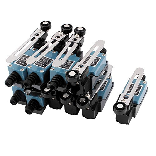 uxcell AC250V 5A ME-8108 DPST Momentary Limit Switch 10pcs for CNC Mill 3D printer Door Switch