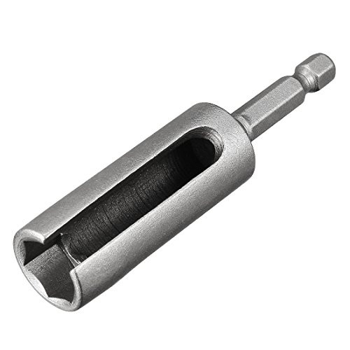 uxcell 12mm Nut Driver, 1/4" Quick-Change Hex Shank Slotted Drill Bit Socket Wrench Tool, 3 Inch Length