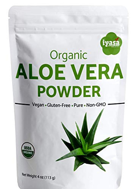 ##Limited Offer## Premium Organic Aloe Vera Leaf Powder, Aloe Barbadensis - USDA Organic Herbal Cosmetics, Natural Hair & Skincare, Moisturizer, Ayurvedic Superfood,Resealable Pouch Trial Pack (4 oz) ##Limited Offer## Premium Organic Aloe Vera Leaf Powder, Aloe Barbadensis - USDA Organic Herbal Cosmetics, Natural Hair & Skincare, Moisturizer, Ayurvedic Superfood,Resealable Pouch Trial Pack (4 oz)