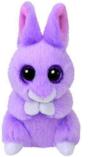 Ty Beanie Babies 36873 Basket Beanies April the Purple Bunny