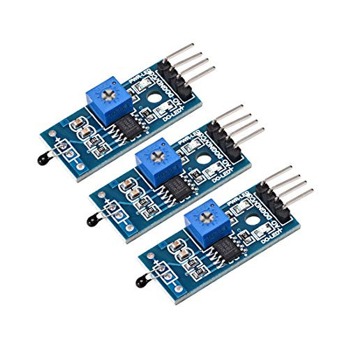 uxcell Temperature Sensor Module Digital Breakout Sensor 4-Pin 3 Pcs