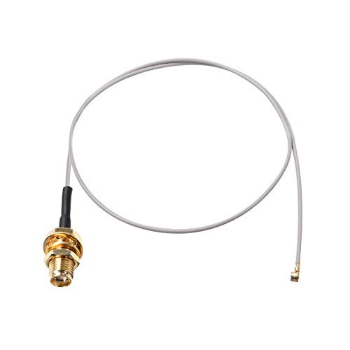 uxcell U.FL To SMA Female Pigtail Antenna Coaxial RF1.13 Low Loss Cable,RF Coaxial Adapter Connector,12inch,Gray