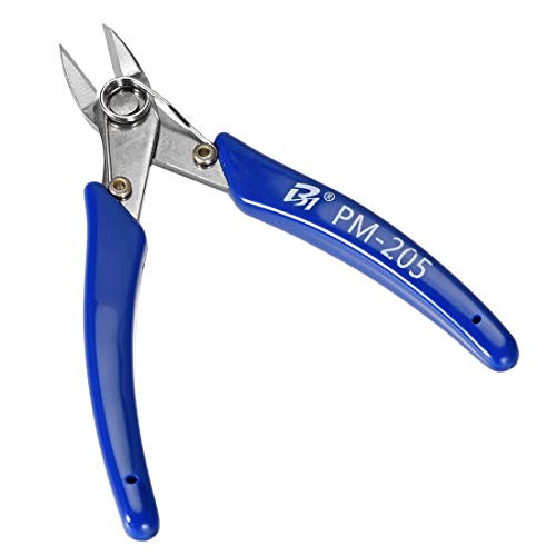 uxcell Diagonal Cutting Pliers 5 Inch Precision Flush Wire Side Cutter