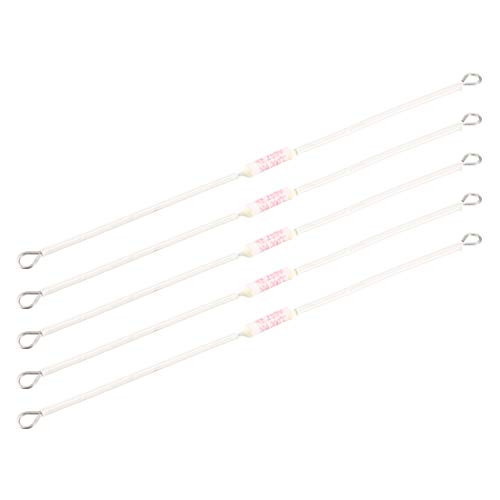 uxcell 250V 10A 200 Celsius Circuit Cut-off Temperature Thermal Fuse Ceramics 5Pcs