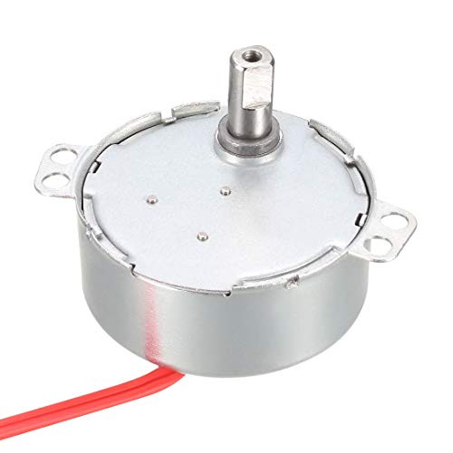 uxcell Electric Motor Synchronous Motor Turntable Synchron Motor AC 12V 50/60Hz 4W 30-36RPM CCW/CW Direction