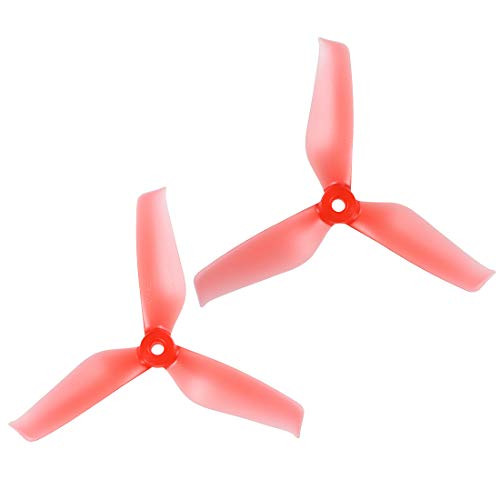 uxcell RC Propellers 5042 5x4.2 Inch CW CCW 3-Vane for Quadcopter Multirotor Red 1 Pair
