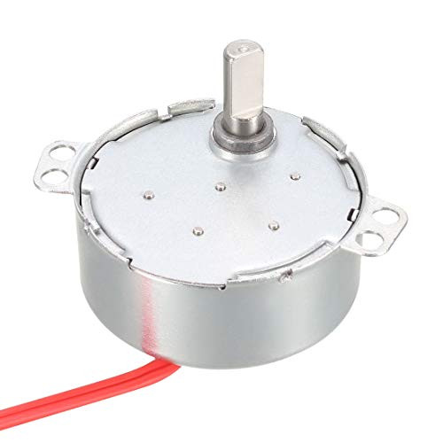 uxcell Synchronous Gear Motor AC 12V 2.5-3RPM 50-60Hz Electric Motor CCW/CW 4W for Electric Fan