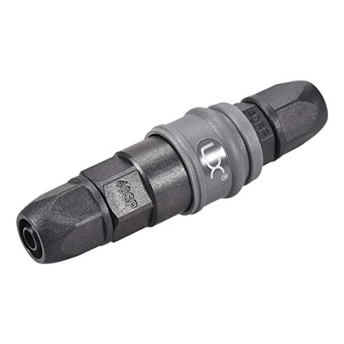 uxcell Air Quick Coupler 40SP 40PP POM Disconnect Fitting Connector Plug Set 103mm Length for 8mm ID 12mm OD Hose
