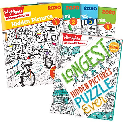 Highlights Longest Hidden Pictures Puzzle Ever + Hidden Pictures 2020 Collection