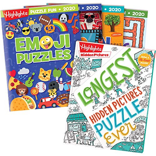 Highlights Longest Hidden Pictures Puzzle Ever and Puzzle Fun 2020 Collection