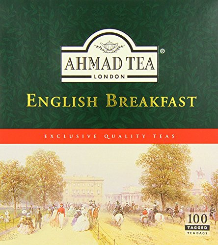 Ahmad Tea English Breakfast (Pack of 1, Total 100 Tea Bags)