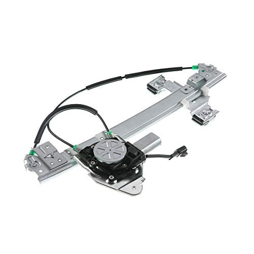 A-Premium Power Window Regulator with Motor Compatible with Chevrolet Trailblazer GMC Envoy Buick Rainier Isuzu Ascender Saab 9-7x Oldsmobile Bravada
