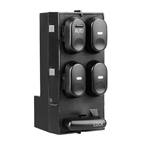 Power Window Switch Front Left Driver Side Control 10433029 Compatible with 1997-2005 Buick Century - 1997-2004 Buick Regal