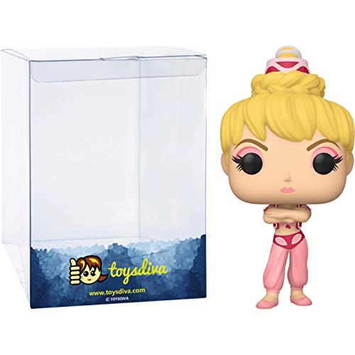 Jeannie: Funk?o Pop! TV Vinyl Figure Bundle with 1 Compatible 'ToysDiva' Graphic Protector (965 - 46782 - B)