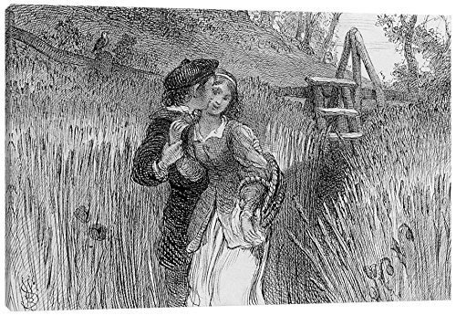 iCanvasART BMN4119-1PC6-18x12 iCanvas Comin' Through The Rye, 1870, 18" x 12"