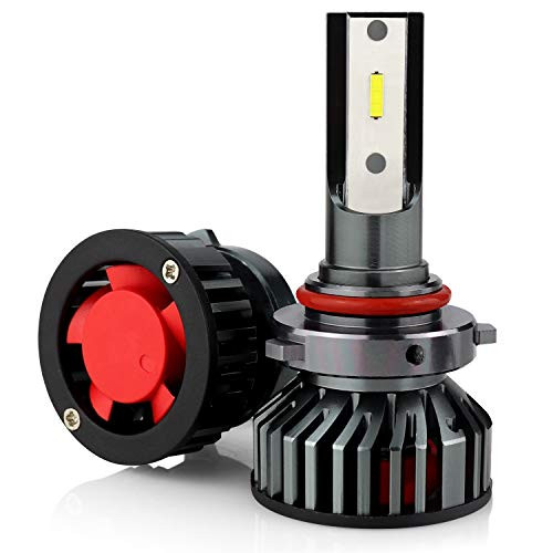 Braxxton 9005 LED Headlight Bulb, 6500K 56W True 4800 Lumens, Extremely Bright Cool White Conversion Kit, HB3 - High Beam or Low Beam LED Light Bulb (