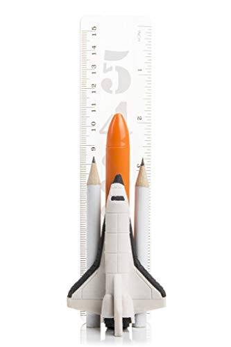 SUCK UK Fun Space Set Children's Pencil Eraser (Space Shuttle Stationery )
