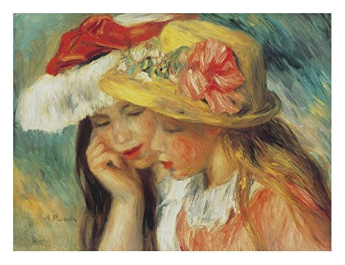 Global Gallery Art on a Budget DP-197733-1824 Pierre Auguste Renoir Les Deux Soeurs Unframed Giclee on Paper Print, 18" x 24"