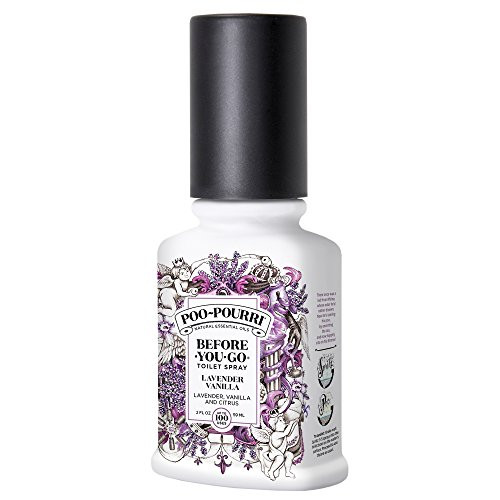 Poo-Pourri Before-You-Go Toilet Spray 2 oz Bottle, Lavender Vanilla Scent
