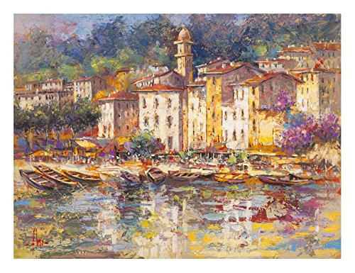 Global Gallery "Luigi Florio Portofino Unframed Giclee on Paper Print, 18" x 24"