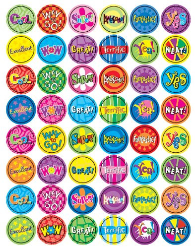Eureka Motivational and Success Phrases Sticker Book, 192 pcs.
