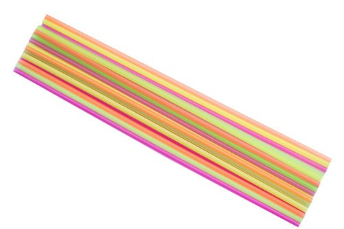 Perfect Stix 20" Neon Straws Assorted Colors (Pack of 100)