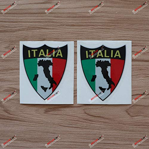 3S MOTORLINE 2X Reflective 3'' Italian Map Flag Outline Italy Decal Sticker Car Vinyl Italia Shield 3S MOTORLINE 2X Reflective 3'' Italian Map Flag Outline Italy Decal Sticker Car Vinyl Italia Shield
