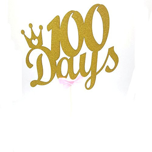 Hemarty Half 1/2 Cake Topper for 6 Months Birthday Party - 1/2 Birthday - Gold Glitter Cupcake and Cake Topper - Birthday Party for Baby 6 Months (Set of 2) (Glitter Pink, 100 Days) Hemarty Half 1/2 Cake Topper for 6 Months Birthday Party - 1/2 Birthday - Gold Glitter Cupcake and Cake Topper - Birthday Party for Baby 6 Months (Set of 2) (Glitter Pink, 100 Days)