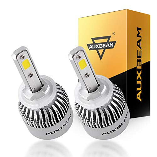 Auxbeam LED Headlights F-S2 Series 880/881 LED Headlight Bulbs with 2 Pcs of Led Headlight Bulb Conversion Kits 72W 8000LM COB Led Chips Single Beam