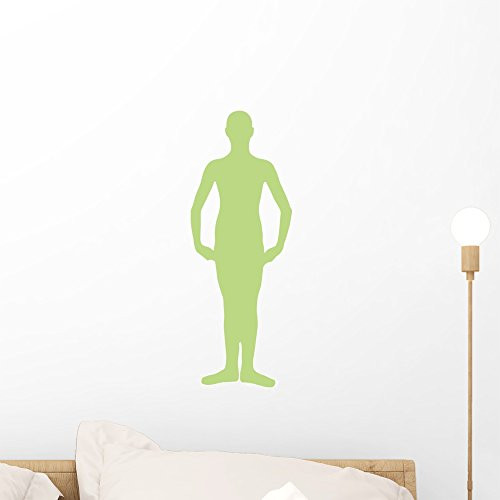 Wallmonkeys WM338034 Ballet Silhouette Style 25-Lime Green Peel and Stick Wall Decals (18 in H x 7 in W), Small